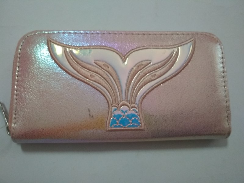 Купить Гаманець ділон, хвіст русалки, рожевий, блакитний 