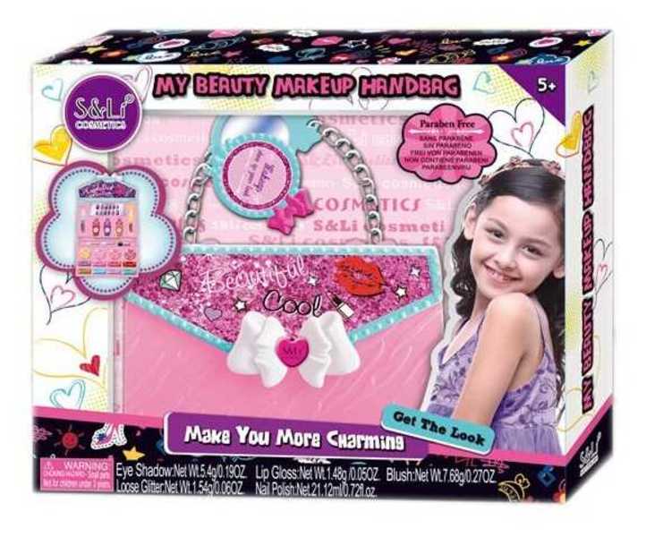 Купить Косметика S 22631 (24/2) в коробці, лак, тіні, рум'яна, блиск, люстерко, блискітки. 