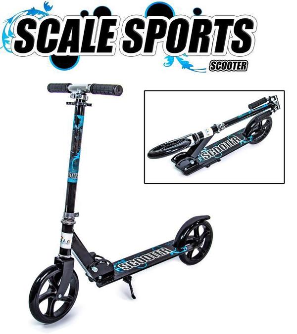 Купить Двоколісні самокати SCALE SPORTS АЛЮМИНИЙ 460 ЧОРНИЙ 