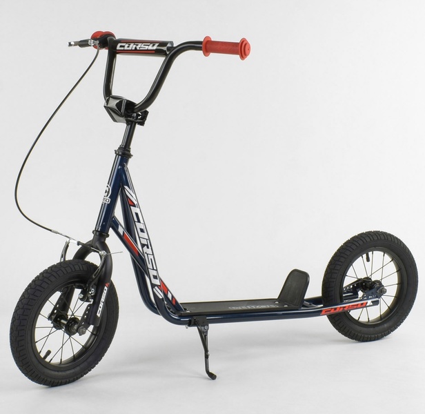 Купить Самокат JT 28822 (1) `` Corso`` колеса надувні 12``, ручний переднє гальмо 