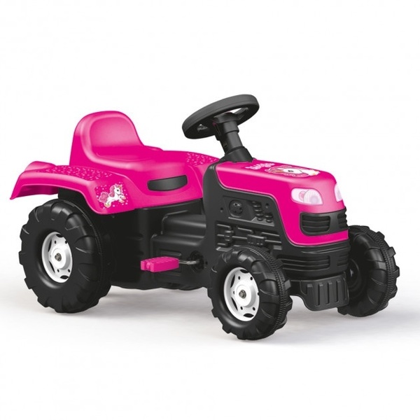Купить Трактор на педалях UNICORN рожевий 2607 