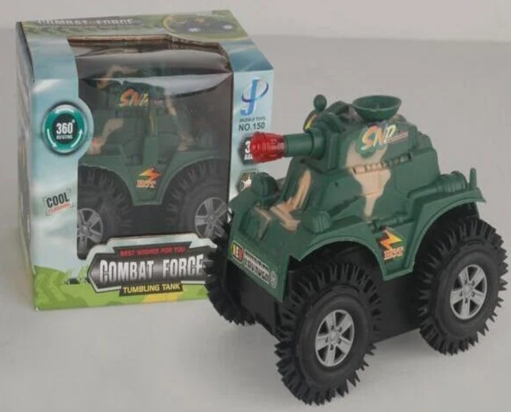 Купить Танк-перевертень 150 (168/2) на батарейках, підсвічування дула, в коробці 
