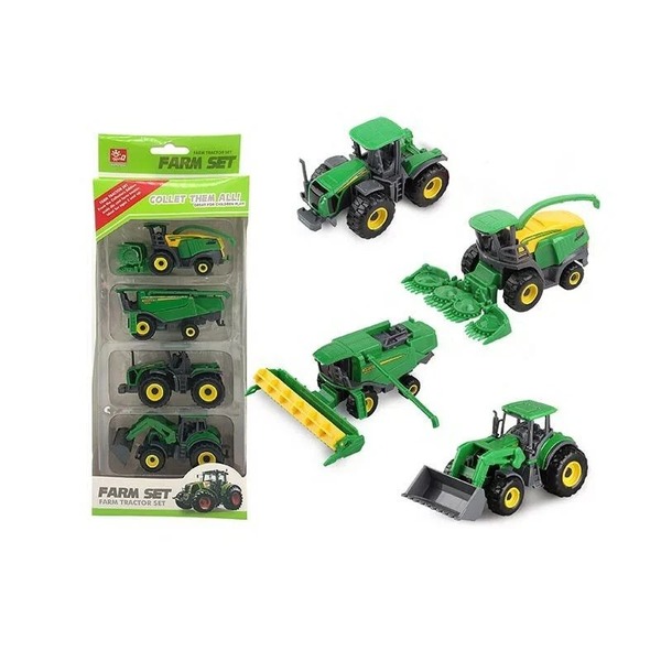 Купить Набір тракторів металопластик SQ 82009-3 K (144/2) 4 шт, в коробці [Коробка] 