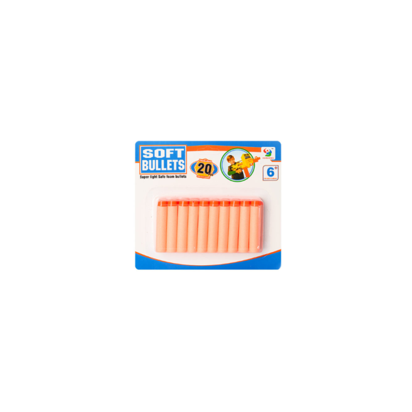 Купить Кульки 7000A-2 м'які, 20 шт., лист, 19-17-2,5 см. 