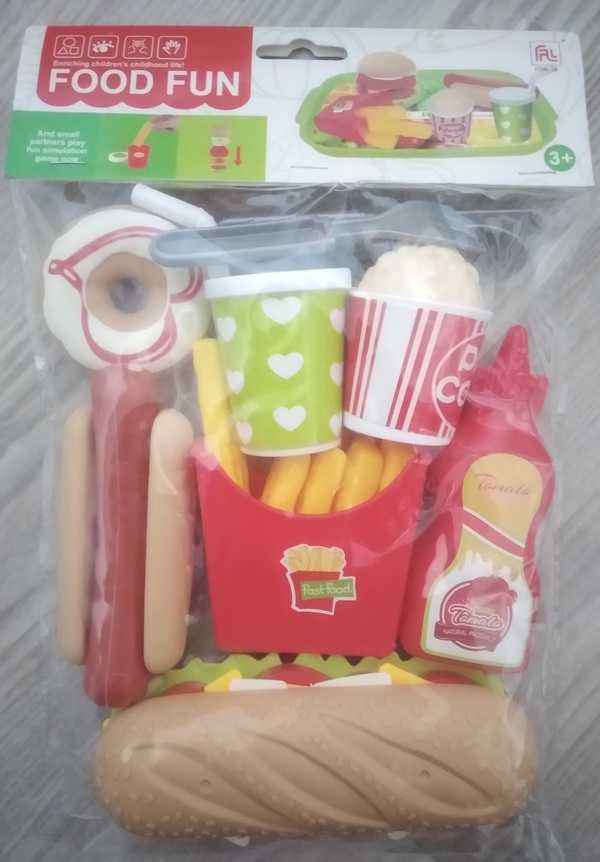 Купить Продукти 6621-13 фастфуд, кухонний набір, кул., 26-18,5-5,5 см. 