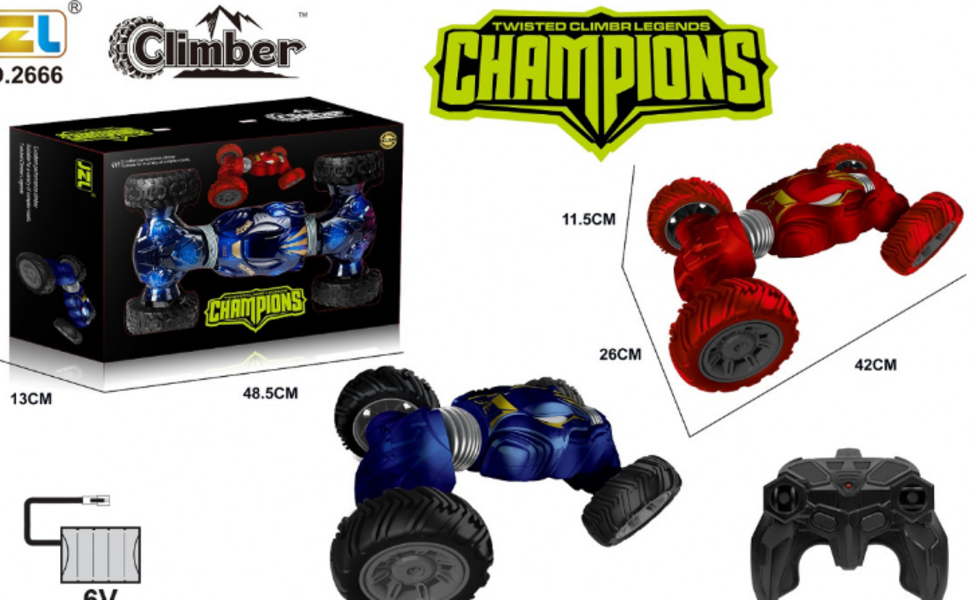 Купить Іграшка №J2666 Машина перевертиш світиться на радіокеруванні (40 * 22) 